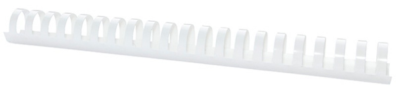 Пружина пластикова біла d-28,5 мм OFFICE PRODUCTS 20242815-14, 50 шт/уп